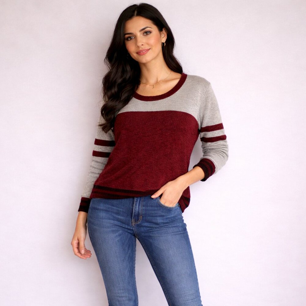 Retro Freshman 1996 Dropped Shoulder Knit Sweater - XL
